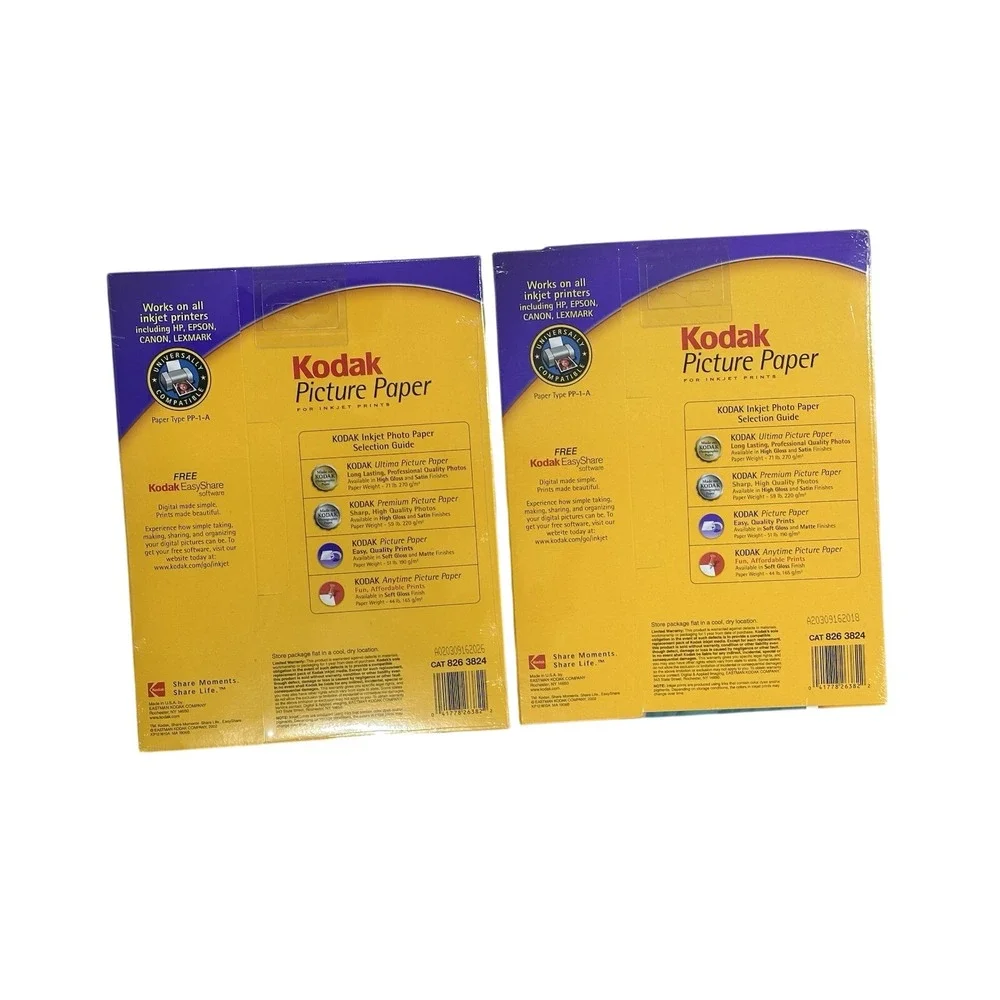 Kodak 25 Sheets Matte Picture-Photo Paper 8.5